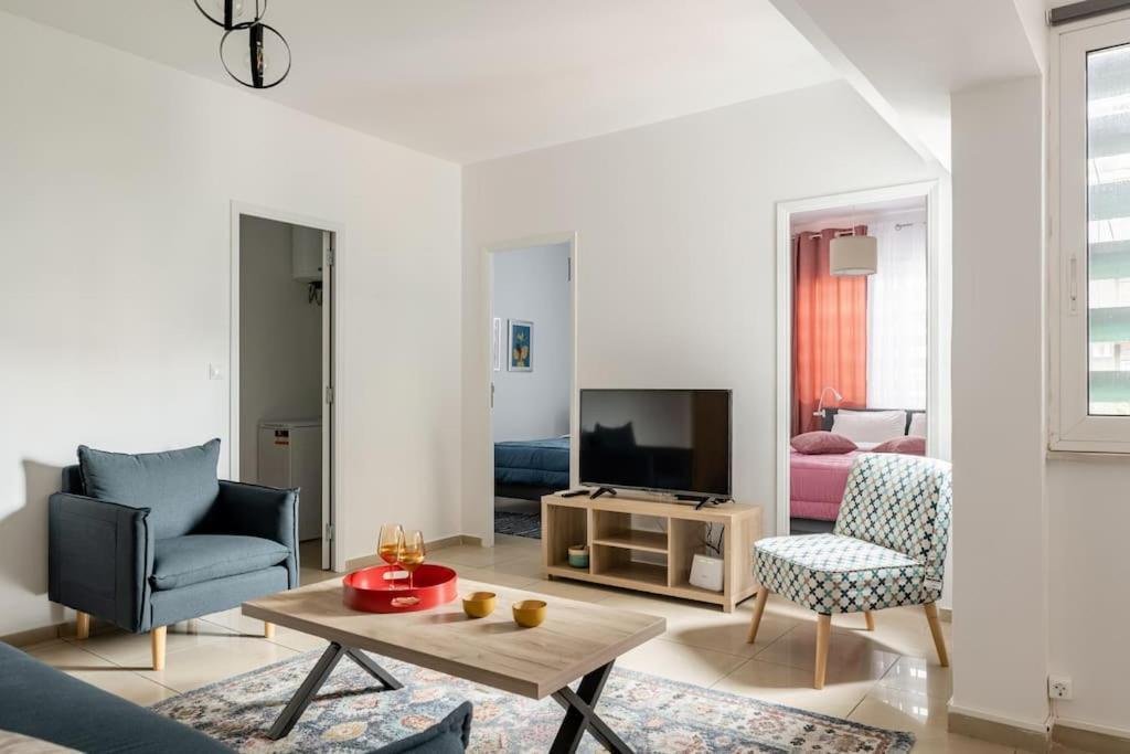 Brand New Bright Modern 6Bdr Apt-1Min To Acropolis Atena Exterior foto