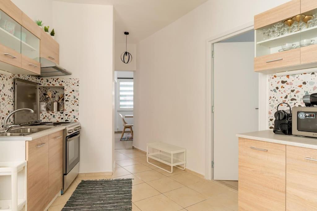 Brand New Bright Modern 6Bdr Apt-1Min To Acropolis Atena Exterior foto