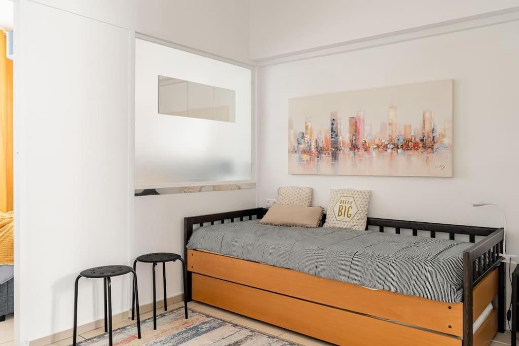 Brand New Bright Modern 6Bdr Apt-1Min To Acropolis Atena Exterior foto