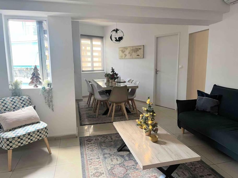 Brand New Bright Modern 6Bdr Apt-1Min To Acropolis Atena Exterior foto