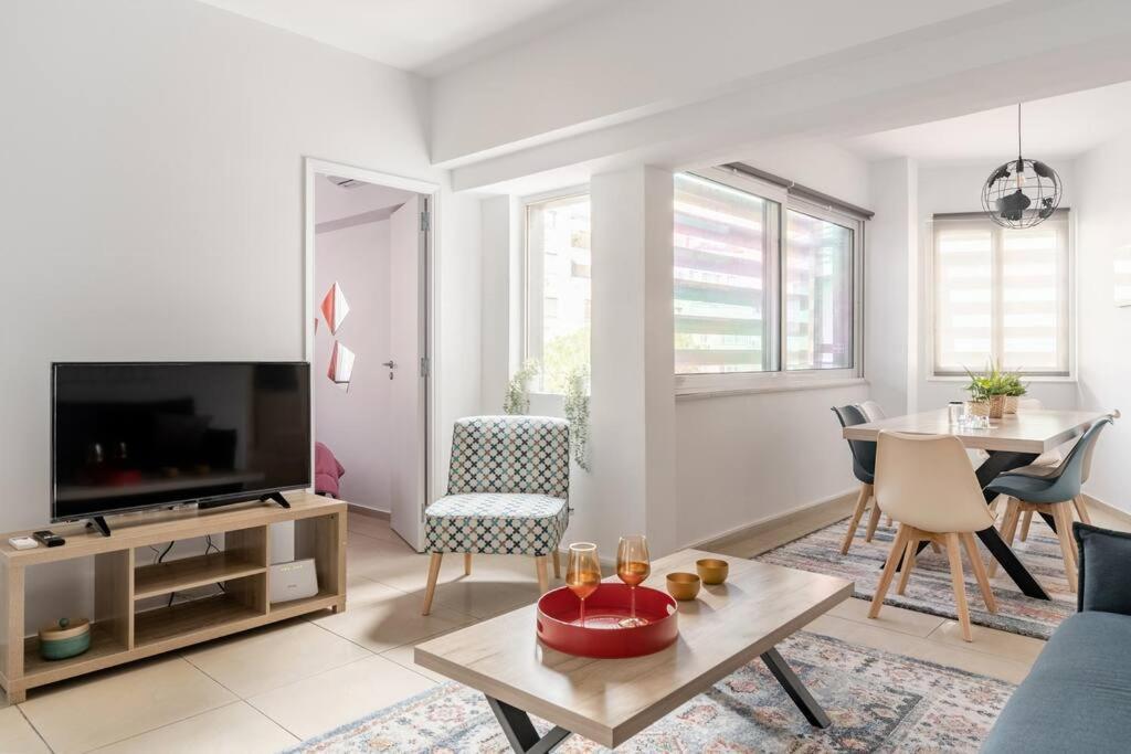 Brand New Bright Modern 6Bdr Apt-1Min To Acropolis Atena Exterior foto